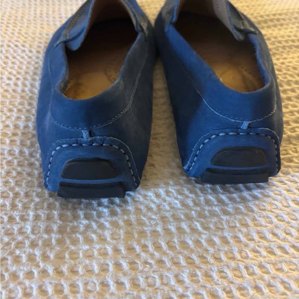 Men's Blue suede Loafers - Picture 5 of 5